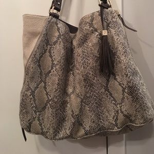 Stella & Dot Snake Skin Hobo